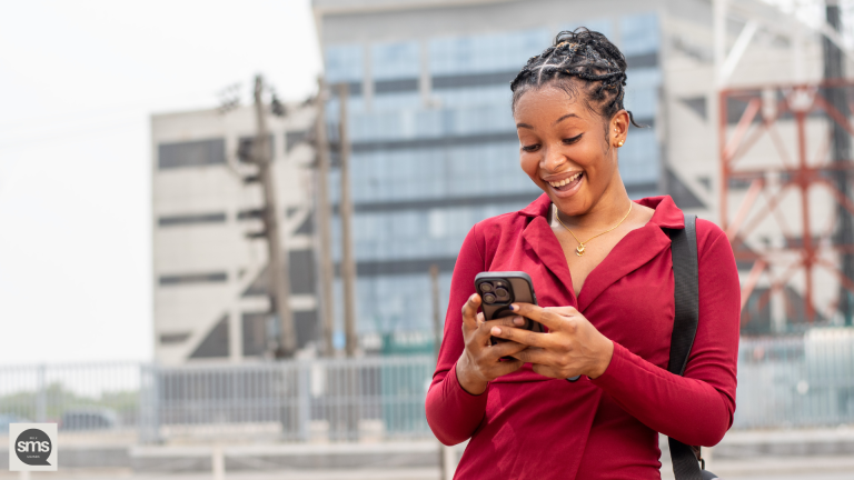Sending a bulk SMS message from a phone